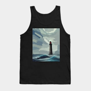 Cloudy Ocean Tank Top